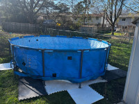 12 x 40 steel frame Pool with accessories 