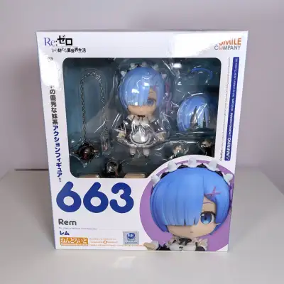 Re:Zero Rem Nendoroid 663 Anime Figure Kadokawa Re: Zero Nendo, View more