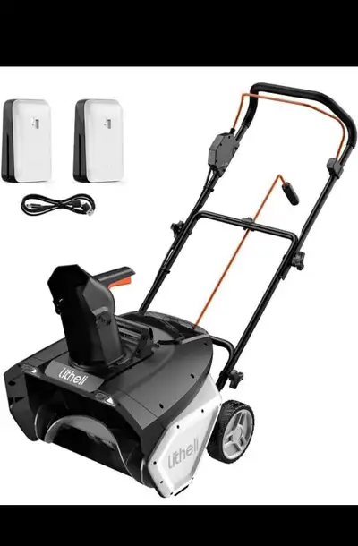 Litheli 2X20V Cordless SnowBlower, 20-inch Snow Thrower with 4.0, View more
