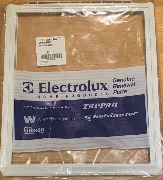 Frigidaire / Electrolux Part 297091800, Panel Crisper Window NEW in Refrigerators in St. Catharines
