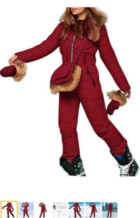 Women's full snow suit