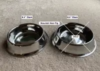 Stainless Steel Food and Water Bowls for Dogs - $4 + up