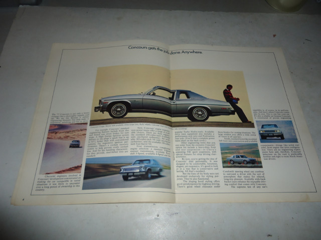 1977 CHEVROLET CONCOURS DEALER SALES BROCHURE in Arts & Collectibles in Belleville - Image 3