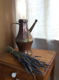 Solid Copper Pitcher - circa 1800's