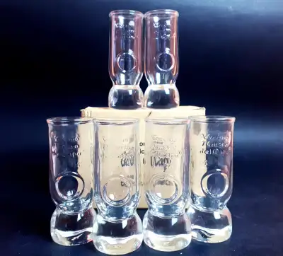 Amaro del Capo Glasses Set of 6 New made in Italy, View more
