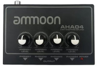 Ammoon AHA04 Portable 4-Way Headphone Amplifier