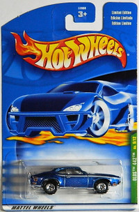 Hot Wheels 1/64 Olds 442 T-Hunt Diecast Blue RR