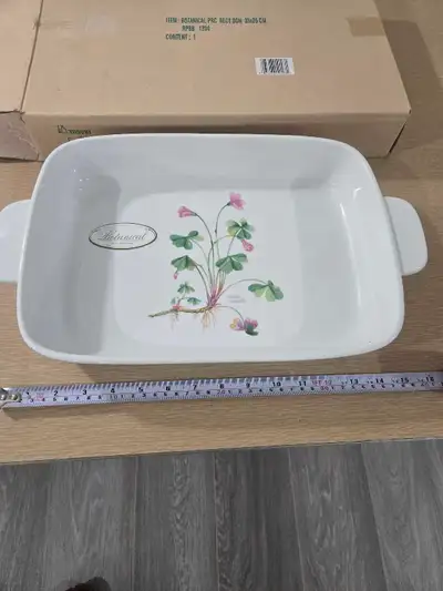 Brand New Royal Porcelain Botanical Rectangular Dish, View more