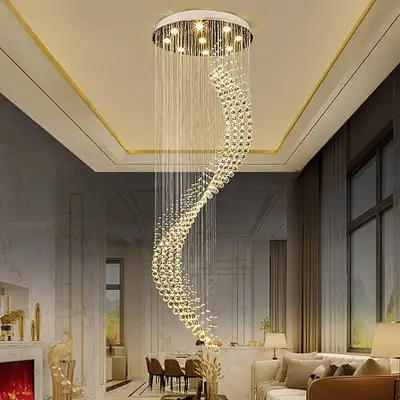 beautiful modern crystal chandelier, View more