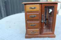 Wooden jewelry cabinet/box