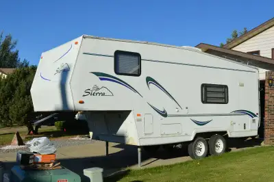 2000 Sierra 23 ft Fifth Wheel by Forest River. Asking $8,900 or best offer. This non-smoking trailer...