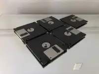 RETRO - drink coasters - floppy disc