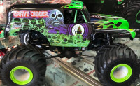 camion teleguide losi mt 1/8 4x4 grave digger brushless