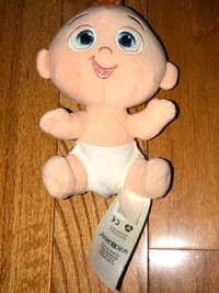 Disney Store Incredibles Baby Jack Jack Plush In Diaper 7 Inches