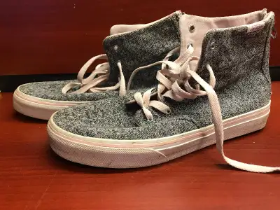 Vans Kids Size 4 -Hi Shoe Charcoal Grey, View more