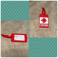 Canadian Flag Luggage Silicone Tag