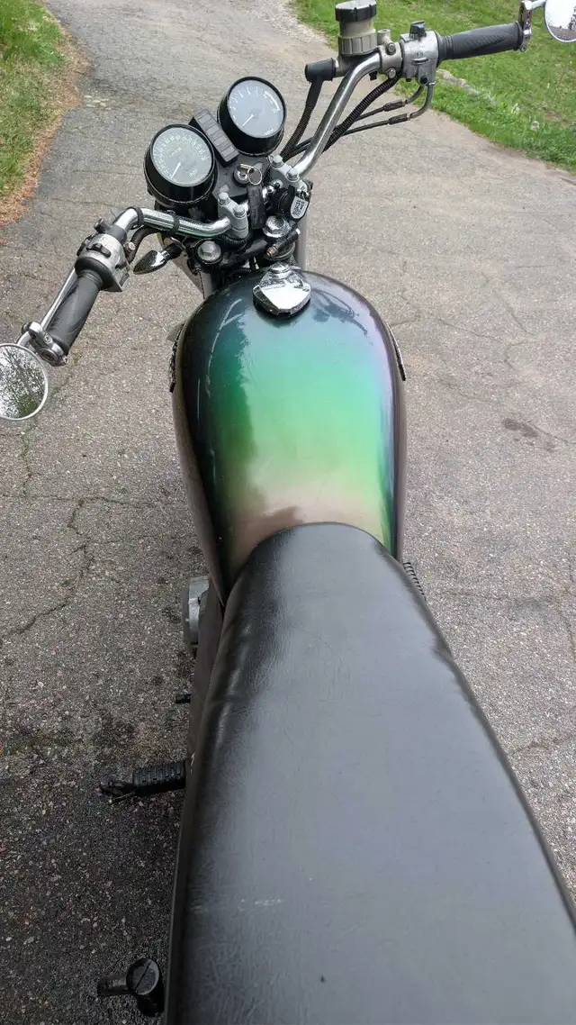 Vintage 70s motorcycle - 1977 Kawasaki 750B in Street, Cruisers & Choppers in Sault Ste. Marie - Image 8