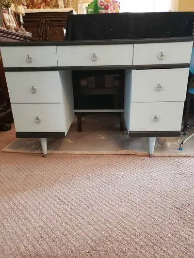 MCM Desk and chair finished in Fusion Mineral Paint--Great Set, View more