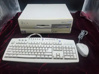 VINTAGE RESTORED HEWLETT PACKARD HP VECTRA VE VEI7 PIII CELERON 400 WINDOWS 98 INTEL CELERON 400MHZ...
