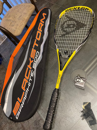 *NEW* Dunlop Blackstorm Graphite 500 Squash Racket