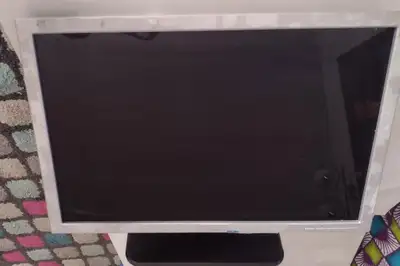 Ecran ordinateur 19 pouces DELL VGA Juste besoin d enlever la colle des sticker qui ont été enlevé s...