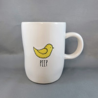 Rae Dunn Mug Peep With Yellow Chick Cup Tea Artisan Collection E