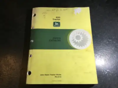 John Deere 820 Tractor Parts Catalog 2.5L 3 Cylinder Diesel, View more