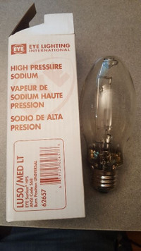 ampoule HPS High pressure sodium LU 50w claire 62657