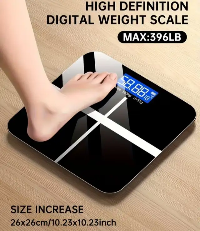 396lb High-Precision Digital Weight Scale with LED HD Display in Health & Special Needs in Delta/Surrey/Langley - Image 2