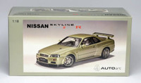 1/18 Autoart 77338 Nissan Skyline R34 GT-R V-Spec II Nur Version