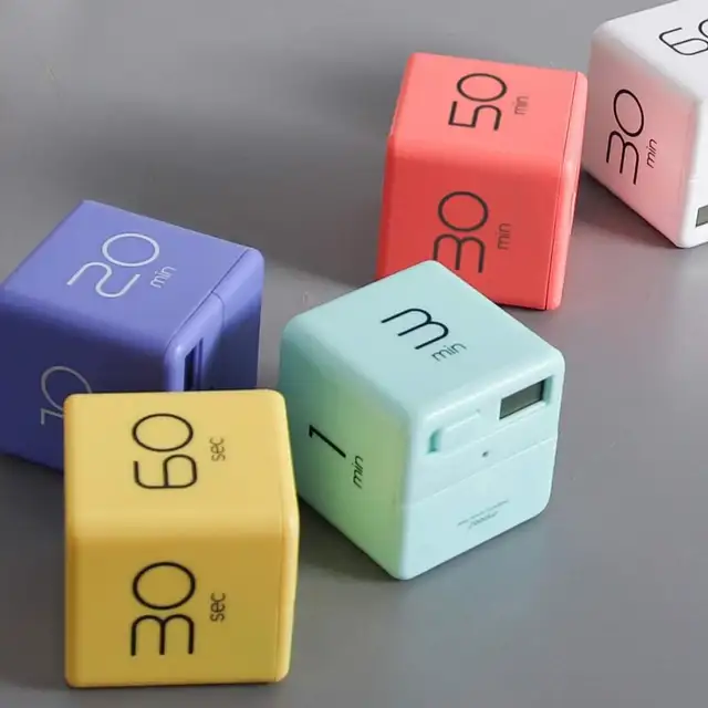 2-Pack Time Timer Cube Kitchen Timers in Kitchen & Dining Wares in City of Toronto - Image 6