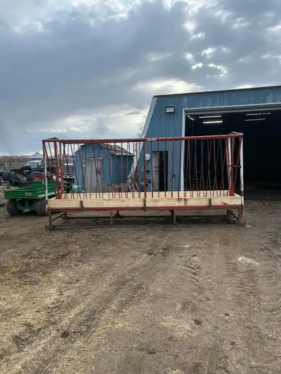 Have a round bale feeder for sale. Could use to feed silage too. Has been reinforced and a brand new...