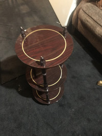 3 tier decorative wooden table - 40
