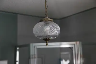 Vintage Glass Ceiling Pendant, View more