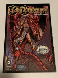 Lady Pendragon Dragon Blade #3B Image Comics 1st app. ALLEY CAT.