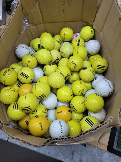 Golf practice balls and practice mat, View more