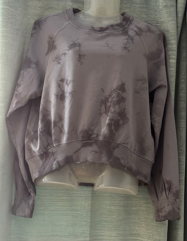 Lululemon Ready to Roll Crew Shirt Sweater Shibori Gris Magnum S in Women's - Tops & Outerwear in City of Toronto