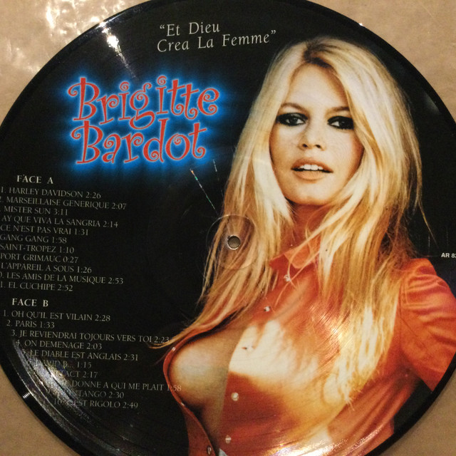 Brigitte Bardot -PICTURE DISC Vinyl Record pressed 1984 Denmark in Arts & Collectibles in Oshawa / Durham Region