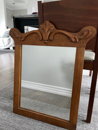 Decorative wooden frame mirror