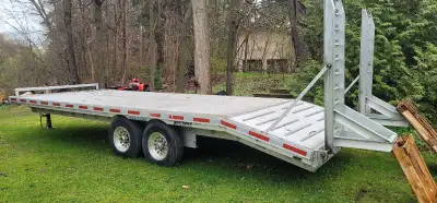 Shetron Manifacturing, 24 ft long all aluminum Havy duty 14000 pounds capacity