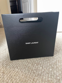 Authentic saint Laurent paper shopping/gift bag