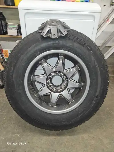 I am selling a set of four winter tires, size LT265/70R17, mounted on rims, that fit a Ford F150. Th...