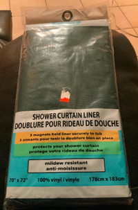 SHOWER CURTAIN LINERDOUBLURE POUR RIDEAU DE DOUCHE