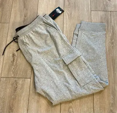 MATRIX Men's Cargo Joggers / Sweatpants - LIGHT GREY - XL, View more