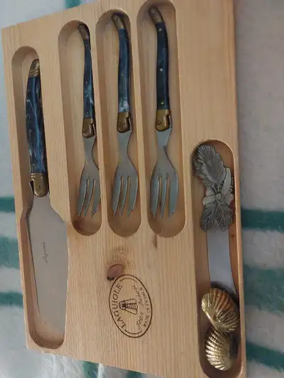 Jean Dubost Laguiole Cheese Set, View more