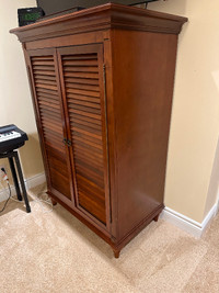 SOLID WOOD CABINET ARMOIRE
