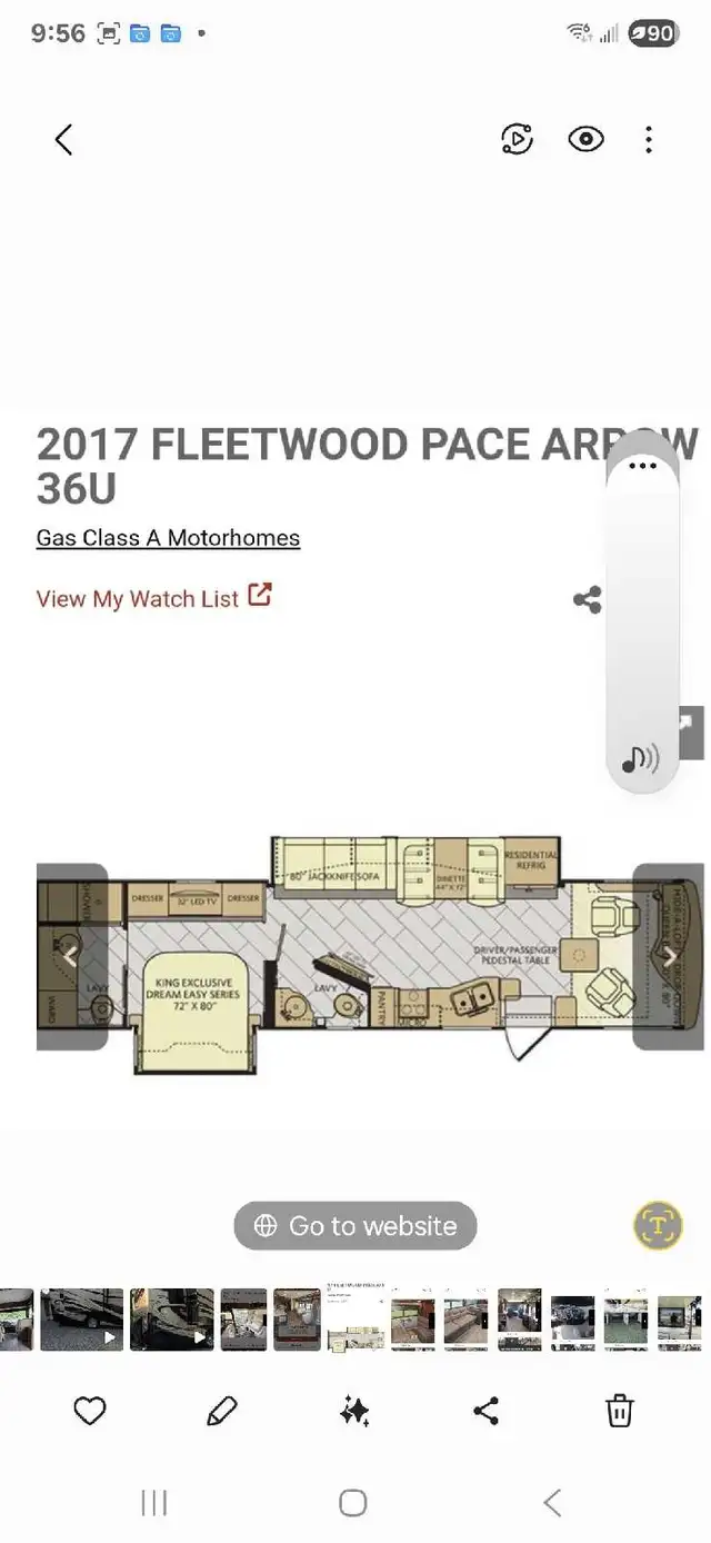 2017 Fleetwood Pace Arrow Class A in RVs & Motorhomes in Vernon - Image 10