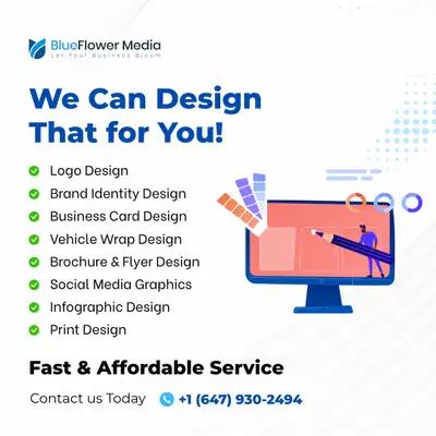 Logos, Social Graphics, Print Design – All in One Place, View more
