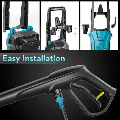 Condition - new Take on tough outdoor cleaning jobs with the GREENER Electric Pressure Washer. Deliv...