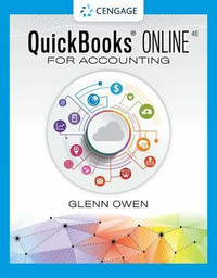Using QuickBooks Online for Accounting 2021 4E 9780357442166